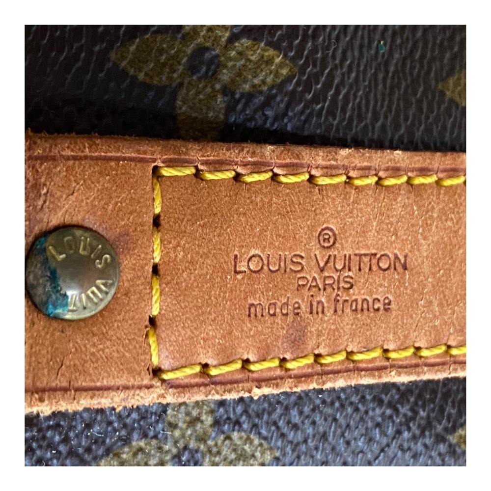 Louis Vuitton Monogram Canvas Keepall Travel Duffel with Vachetta Trim - Picture 9 of 13